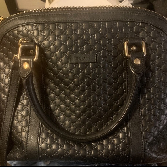Black Gucci monogram purse - Picture 2 of 3